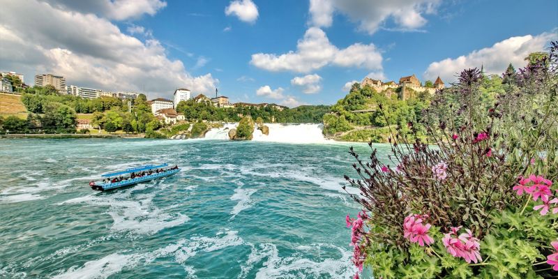 Rheinfall im Sommer