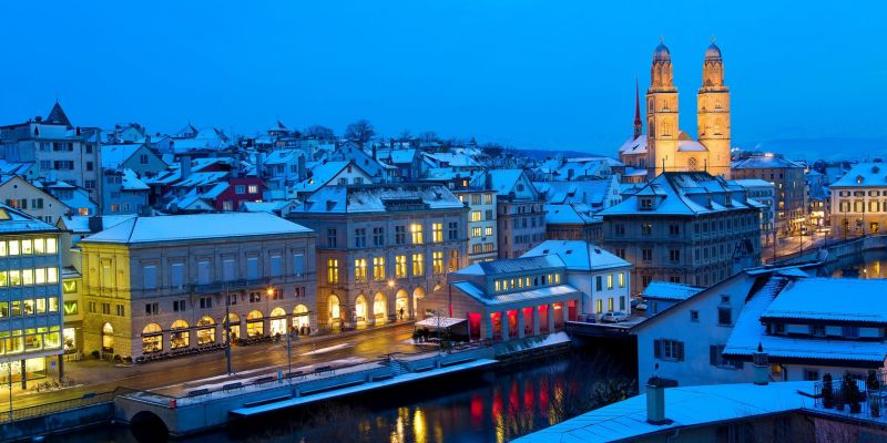 Winterliches Zürich