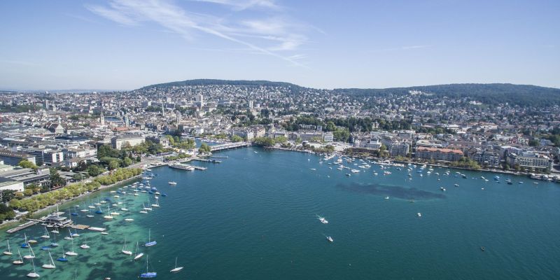 Blick auf den Zürichsee