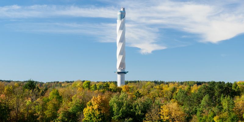 Blick auf den Testturm